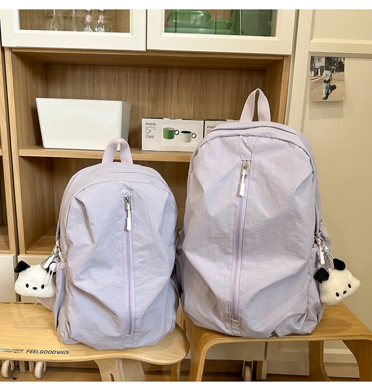 日本インス カレッジスタイル 無地ランドセル 女子高校生 大学生 シンプル 軽量 小型ランドセル バックパック|undefined