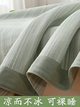 山东特厚加厚老粗布凉席床单三件套棉100棉麻亚麻夏季C&