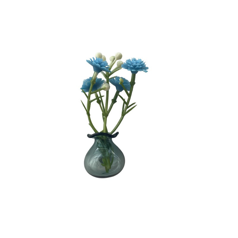 Ins mini-magnetic pequeño frasco de flores pegatinas de refrigerador DIY decoración artística botella de vidrio delicada gato debe recoger botella