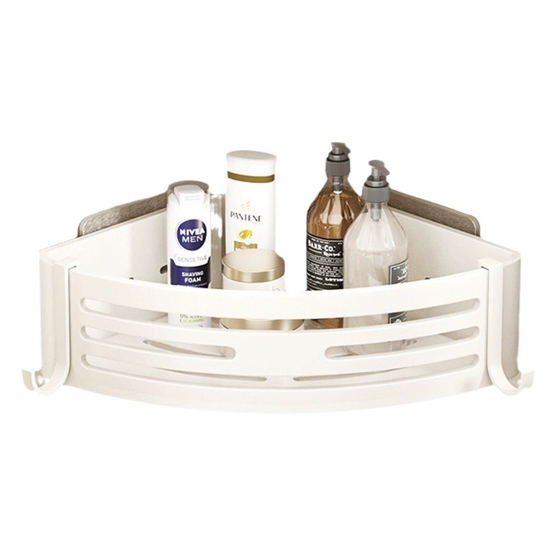 Молочно-белая Туалетная стойка Треугольная ванная комната Неперфорированный угловой Туалет Ванная комната Душевая комната Стеллаж для хранения ванной