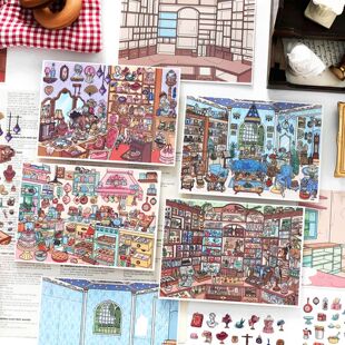 PaperMore2.5D�쾰�N�� С����ʮ���� Ȥζ�֎��b�diy�������N��