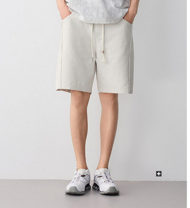 Áo thun nam tay ngắn cổ tròn chất liệu lanh cotton phong cách đường phố — màu cà phê chi tiết 14