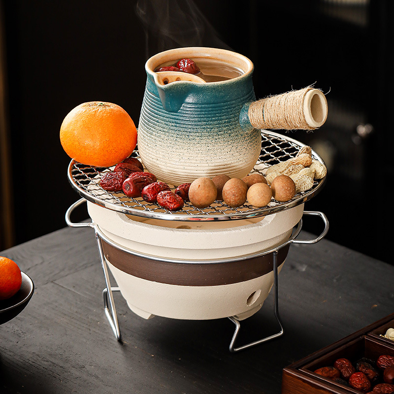 Pote del té, pote del té, pote del té, fabricante de té, pote del té de la leche, taza de té, fuego abierto del traje, tetera seca