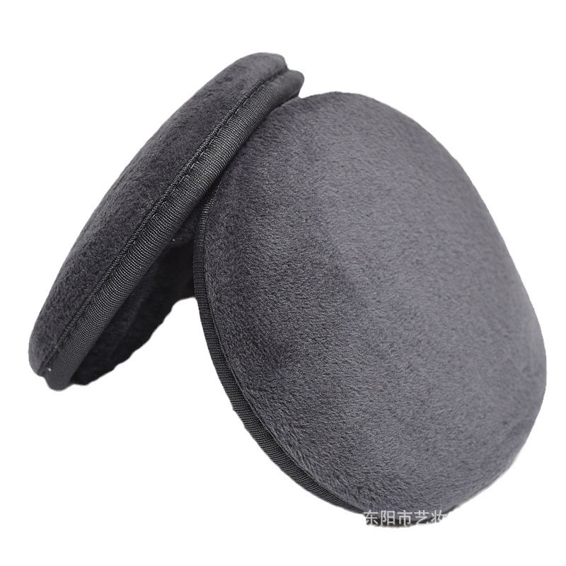 Invierno unisex felpa engrosada extra-grandes orejeras al aire libre montar a prueba de frío caliente espalda-llevar orejeras