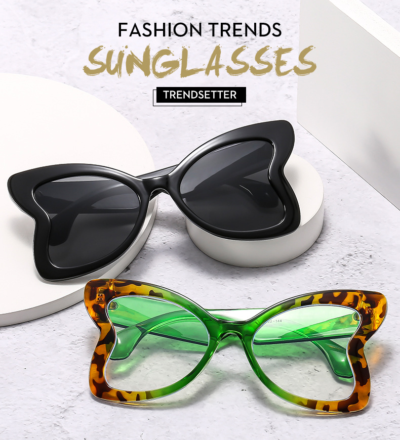 Vlinder zonnebril dames trendy mode street style zonnebril_voghion.com