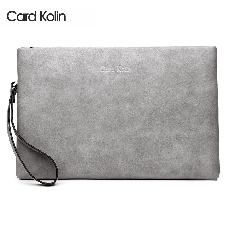 Card Kolin Men's Bag Men's Handbag Genuine Cowhide Clutch Bag Business Folder Bag Men's Hand Wallet Envelope Bag Card Kolin Men's Bag Men's Handbag Genuine Cowhide Clutch Bag Business Folder Bag Men's Hand Wallet Envelope Bag