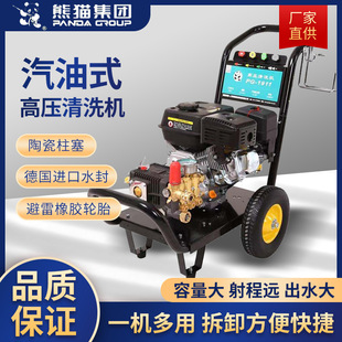 Panda Gasoline Engine High-Pressure Washer Pg-19116.5Hp Nearly 200kg Horsepower, High-Power for Cleaning