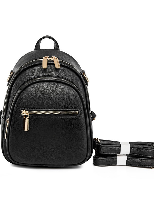 Mochila de cuero suave de textura, bolso de mujer, bolso de mujer 2025, nuevo estilo de moda, ocio, viaje versátil, bolso de mujer.