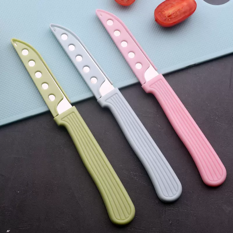 迷你水果刀不锈钢瓜果削皮刀削皮器切水果刀简约家用小刀便捷小刀