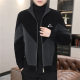 2024 Autumn and Winter New Korean Men's Woolen Coat Short All-match Fashionable Woolen Coat Collar Jacket
