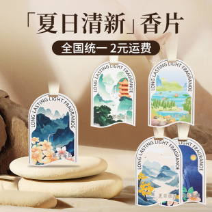 Internet Celebrant Car Aromatherapy Fragrance Piece Car Perfume Pendant Car Lasting Light Fragrance Solid High-end Fragrance Decoration in Car