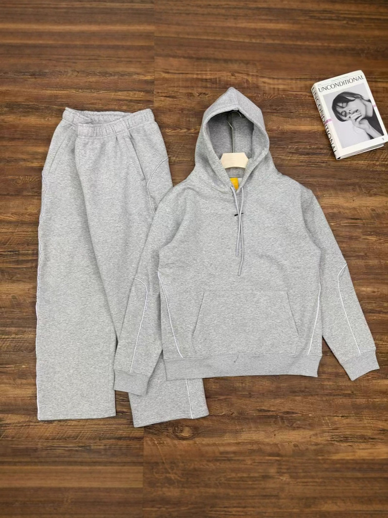 Nocta marca compartida SS24 otoño e invierno logo estampado vellón con capucha suéter versión asiática traje masculino y femenino