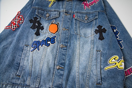GMABCD Unisex Cross-Detail Denim Jacket – Relaxed Graphic Streetwear Outerwear - detail 21