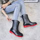 Fashion women's rain boots high cross-border mid-barrel Korean version of non-slip adult rain boots rubber shoes overshoes plastic water shoes water boots