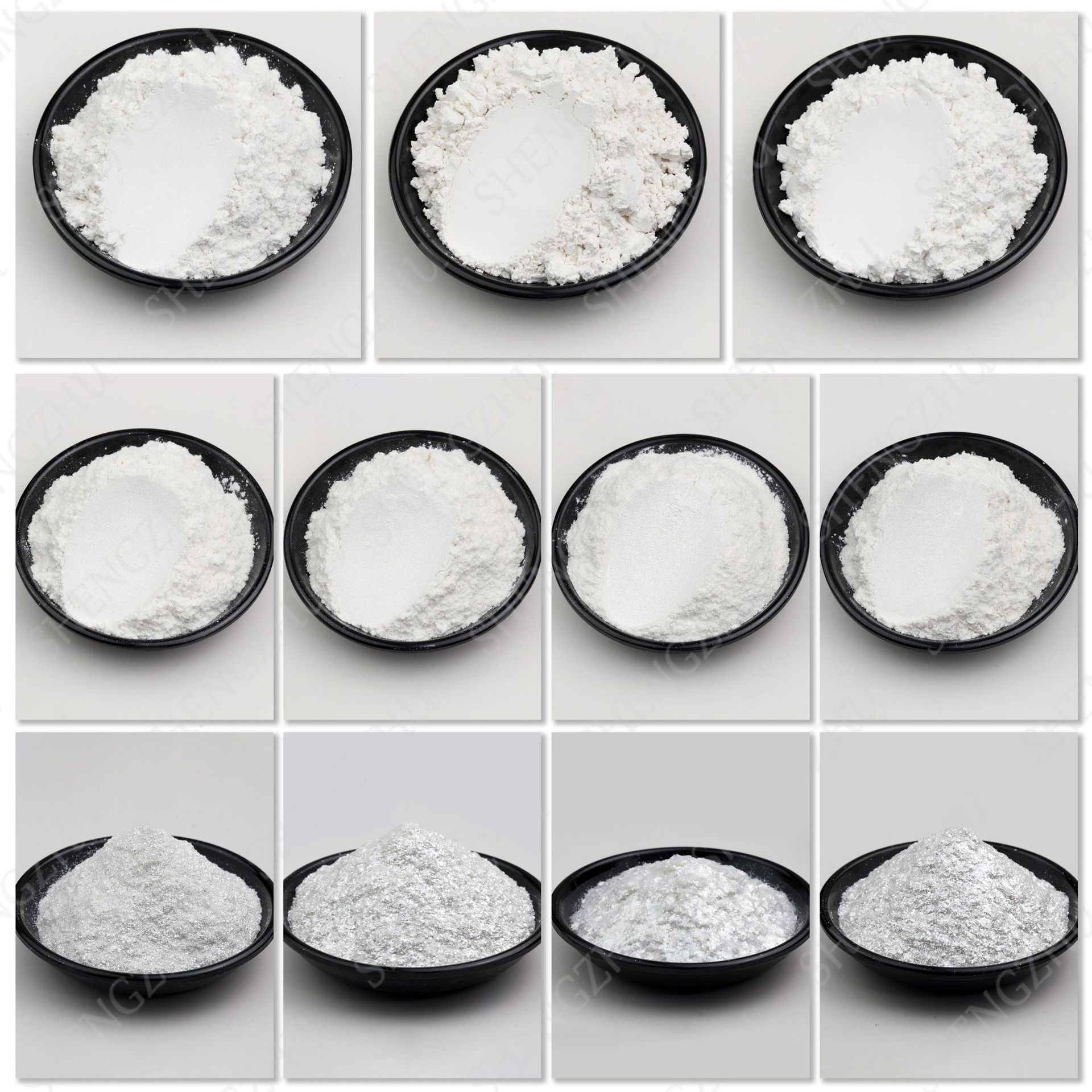 水晶超白珠光粉 油漆涂料印刷调色细腻合成云母超闪白珠光颜料