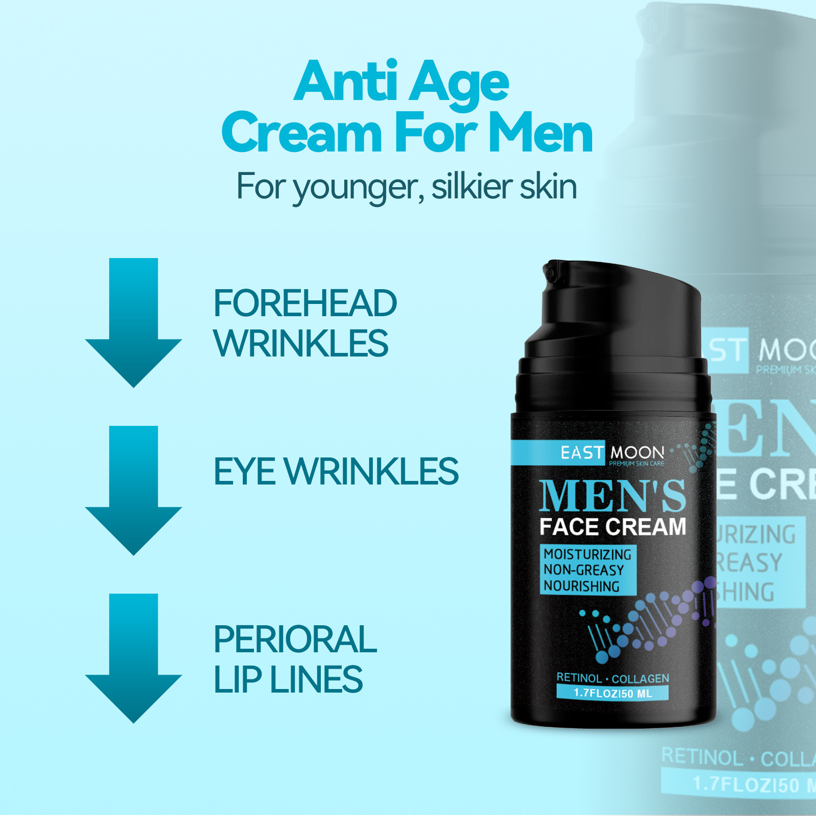 Verabschieden Sie sich vom Altern mit unserer Anti-Aging-Creme für Männer: Sie strafft, reduziert feine Linien und Fältchen_voghion.com