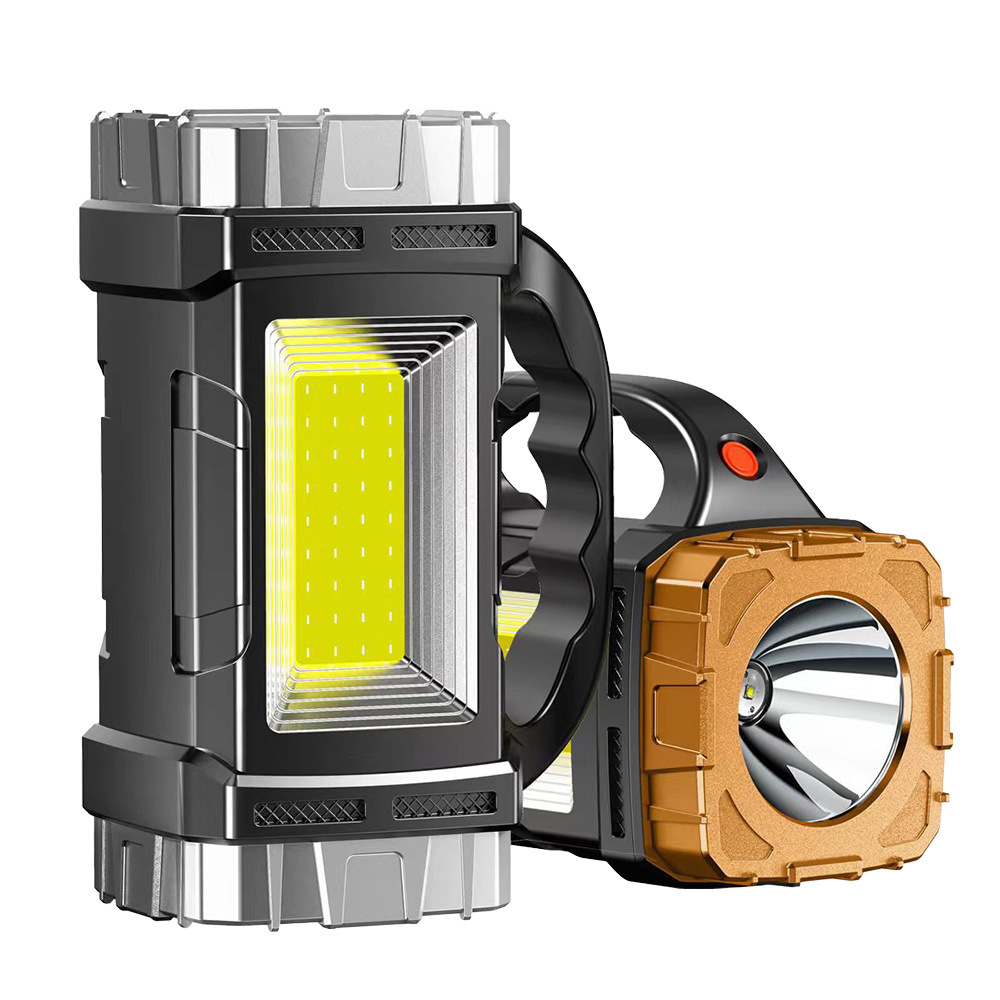 Nueva lámpara portátil multifuncional exterior solar recargable LED lámpara de iluminación de luz portátil