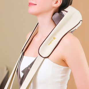 Gufez Cervical Massager Portable Shawl Beat Neck Waist Shoulder Multifunctional Massager for Hair