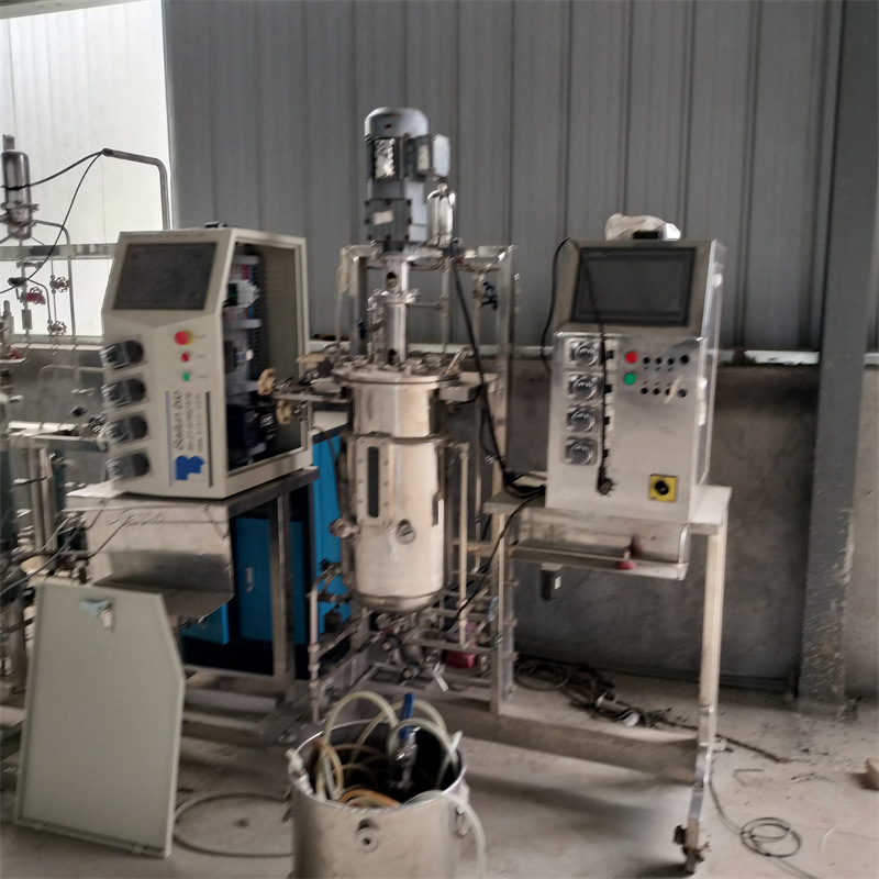 二手100升发酵罐 立式双联发酵设备 微生物实验发酵罐