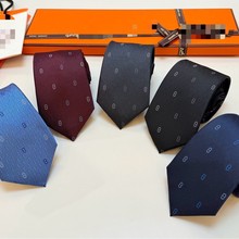 欧美高档男款真丝领带男士新郎正装英伦复古手打商务结婚上班