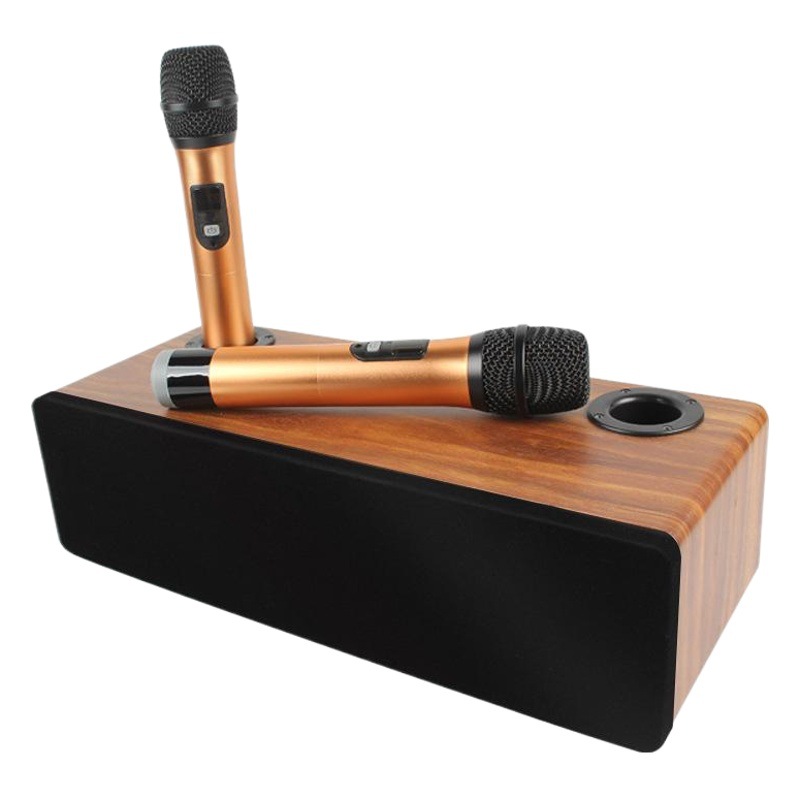 Micrófono de Audio para Karaoke, Altavoz Bluetooth Integrado, Audio para Computadora con Micrófono, Sistema de Audio Inalámbrico para Karaoke en Casa