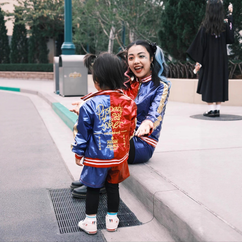 自杀小队哈莉奎茵suicidesquad服装小丑女成人儿童cosply衣服跨境|undefined