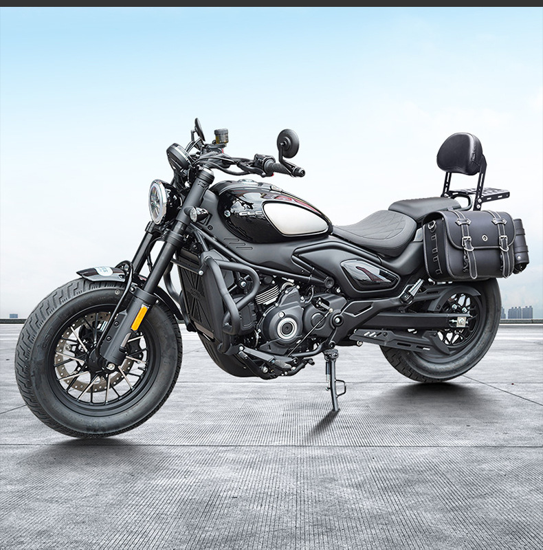 Suitable for Cfmoto 550Clc Bumper Folding Backrest Quick-Release Side Bag Rear Backrest Passenger Backrest Rear Rack Modification