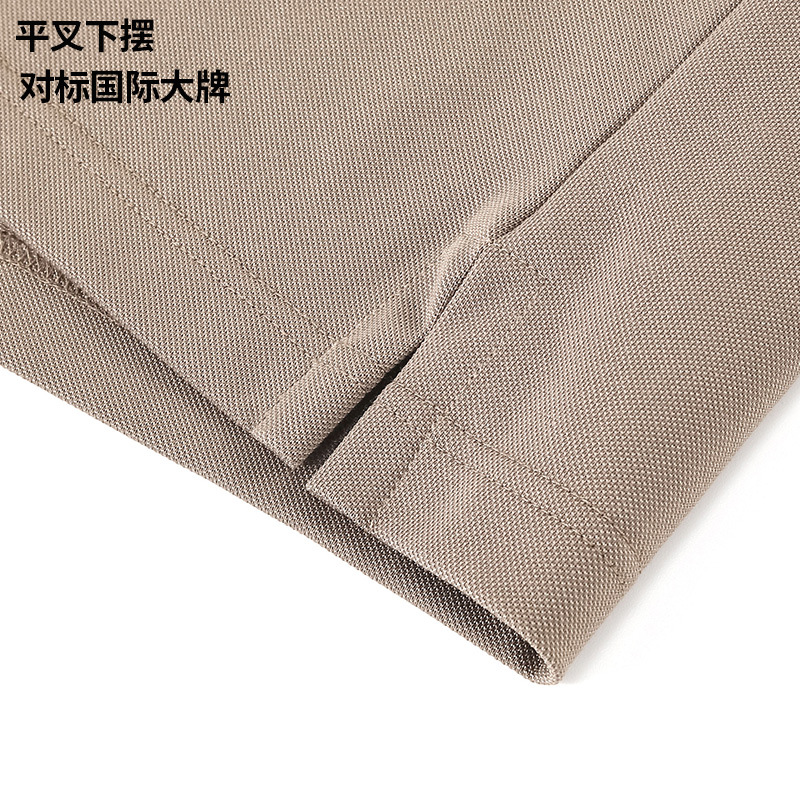 Camiseta Cultural de Manga Corta, Transpirable, No se Deforma, No se Forma Pelusa, Color Sólido, para Equipo, Publicidad, Uniforme de Trabajo, Polo, Personalizable