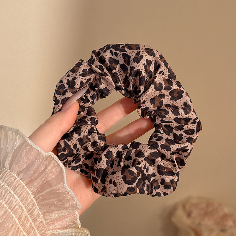 Coletero Scrunchie de Encaje con Flor de Alta Elasticidad para Mujer