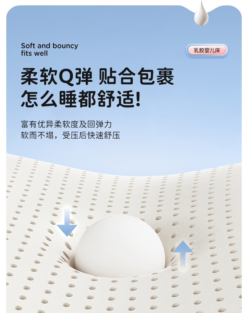 Car-mounted baby sleeping bed, a magical tool for babies to sleep on the go, a travel bed for children on long car journeys, suitable for infants