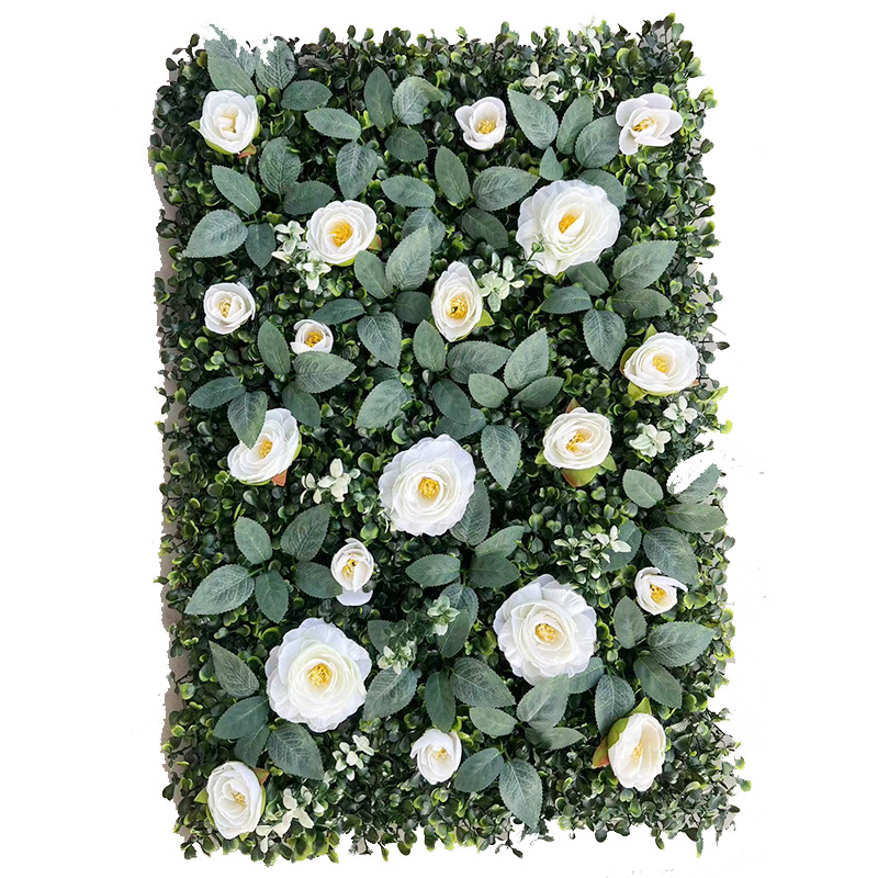 Amazon venta caliente transfronteriza simulación Milán césped planta pared fondo pared decoración falso césped fábrica al por mayor