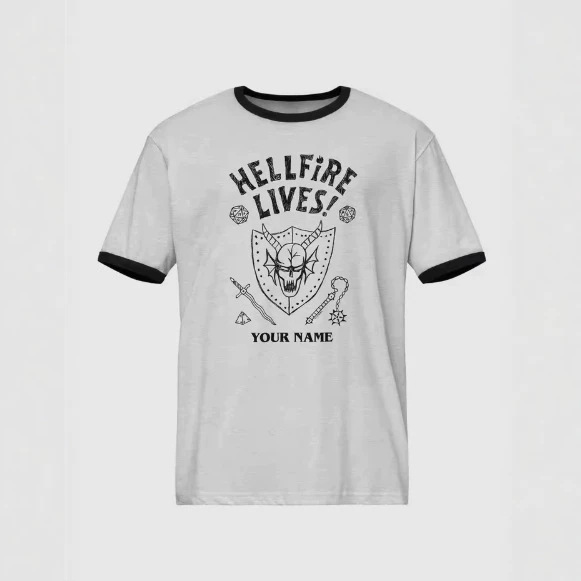 2026 American Tv Series Chaos Hellfire Life Ringger T-Shirt Gray Short-Sleeve Fan T-Shirt Home 2026 American Tv Series Chaos Hellfire Life Ringger T-Shirt Gray Short-Sleeve Fan T-Shirt Home