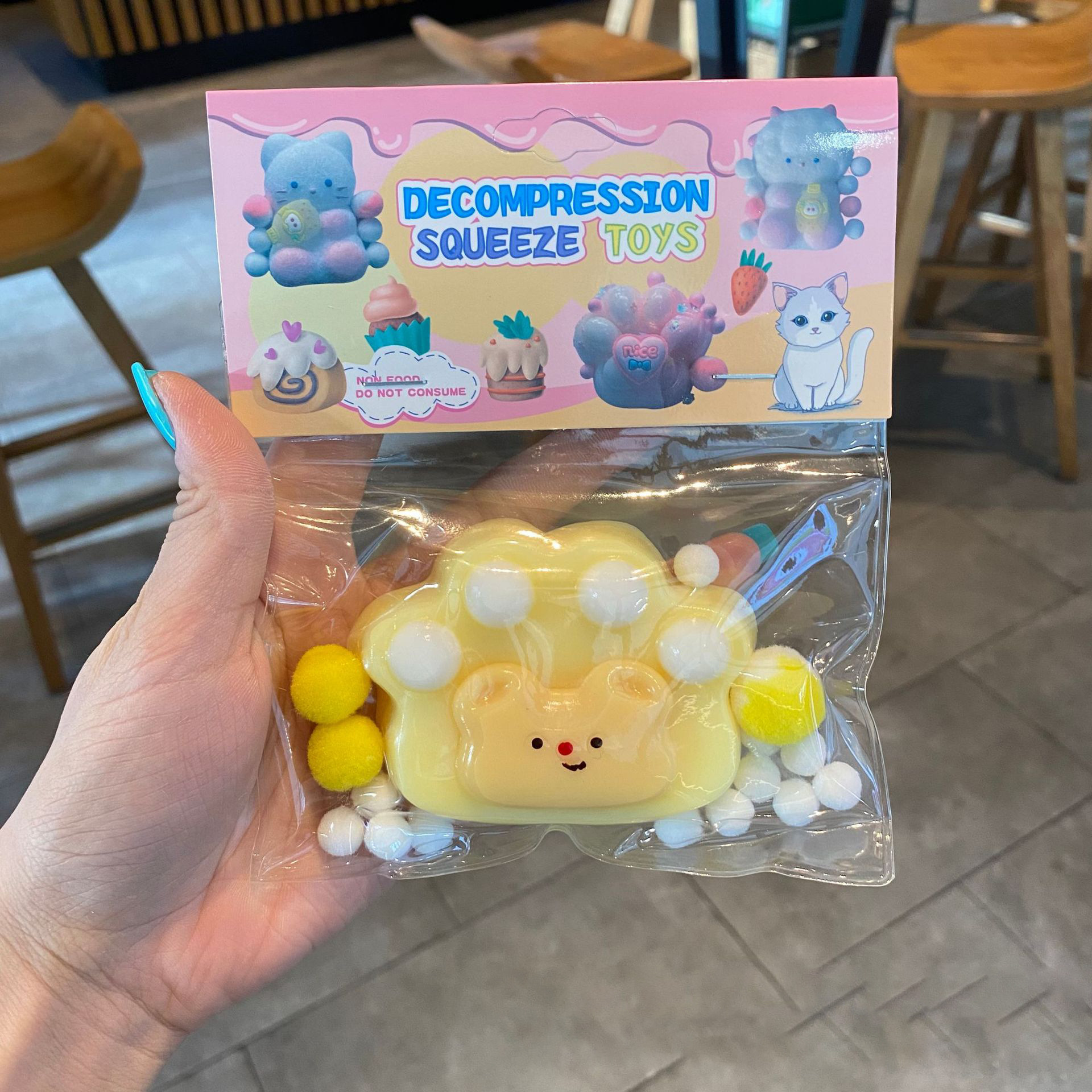 Niños no tóxicos juguetes de rebote lento descomprimir la sensación de barro gelatina de silicona de alto valor facial