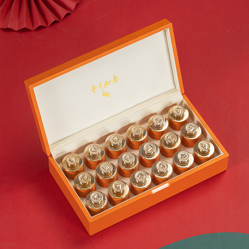 烤漆 小罐茶木盒包装盒空盒礼品盒12/1830罐岩茶肉桂金骏眉大红袍