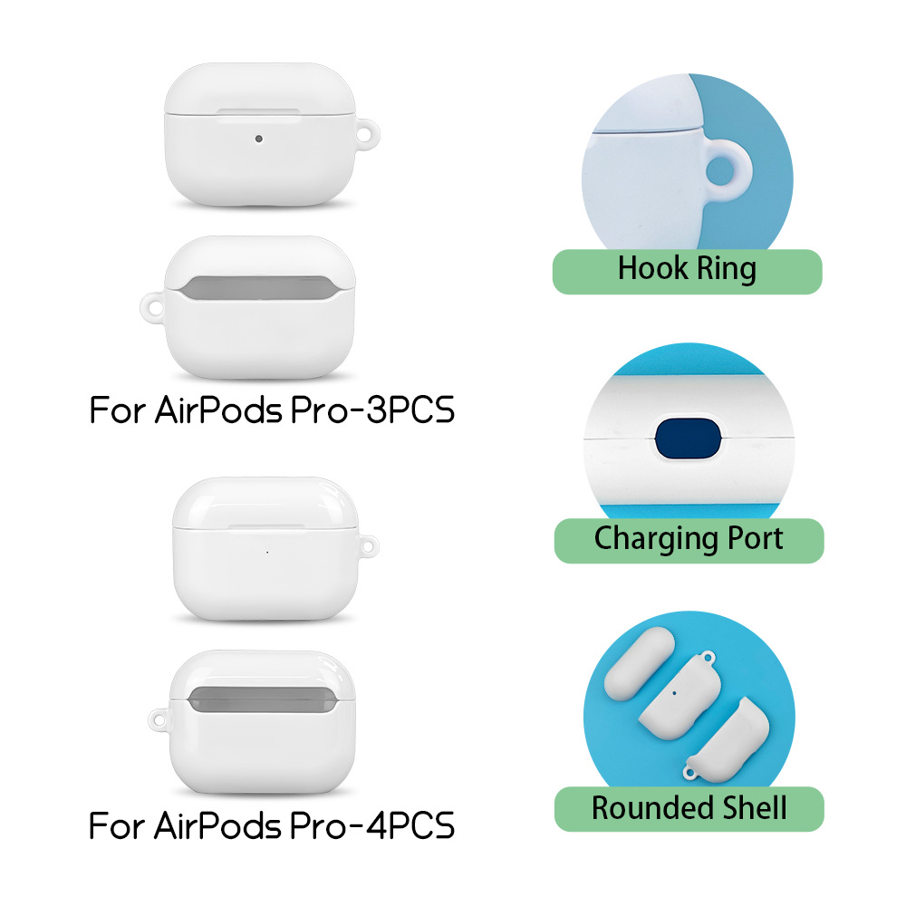 Aplicable a la caja de auriculares Bluetooth de Apple AirPods Pro transferencia térmica material de la caja de auriculares al por mayor
