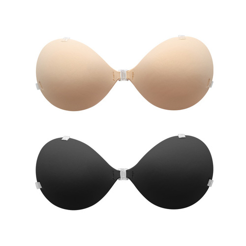 Small and flat chest dedicated push-up breast pads for bridal wedding dress, back-enhancing thickened invisible bra pads with 5cm breast inserts