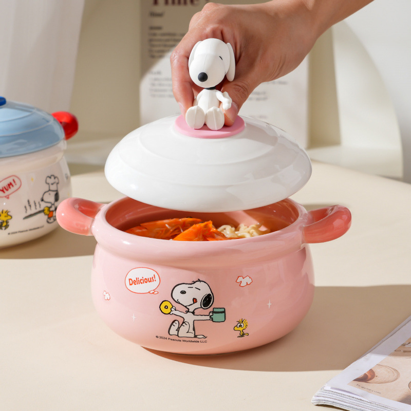 Snoopy Ceramic Ramen Bowl