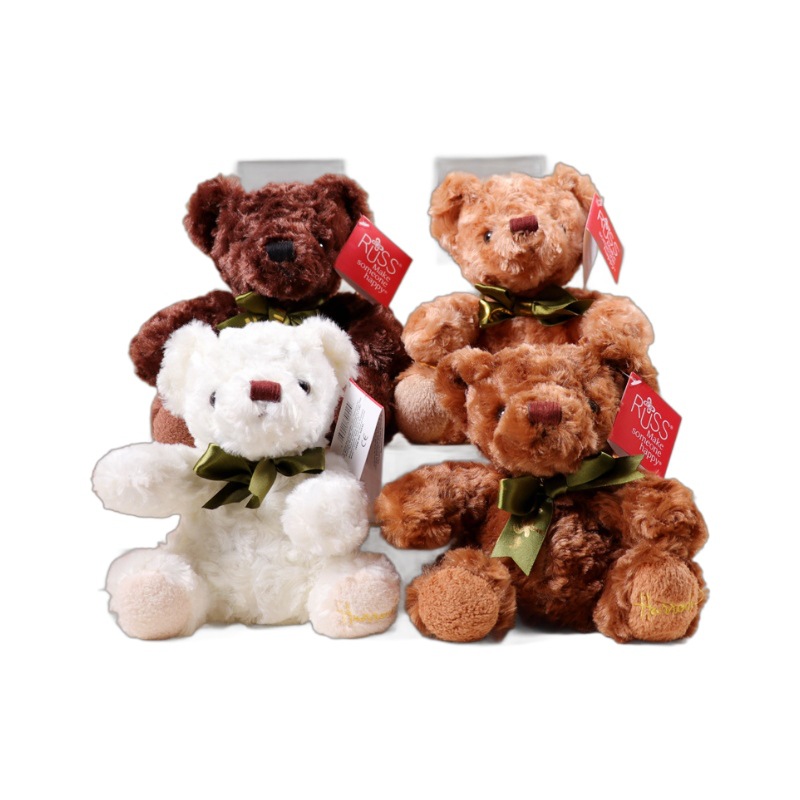 Oso de peluche de juguete bufanda de seda oso de peluche muñeca oso muñeca de boda Regalo de Cumpleaños oso de peluche de juguete