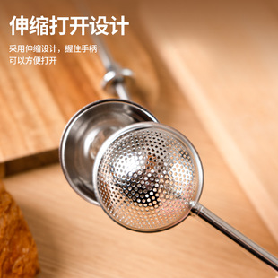 Stainless steel cocoa powder icing powder spreader sugar powder sieve flour sieve small sieve baking sieve powder sieve ball