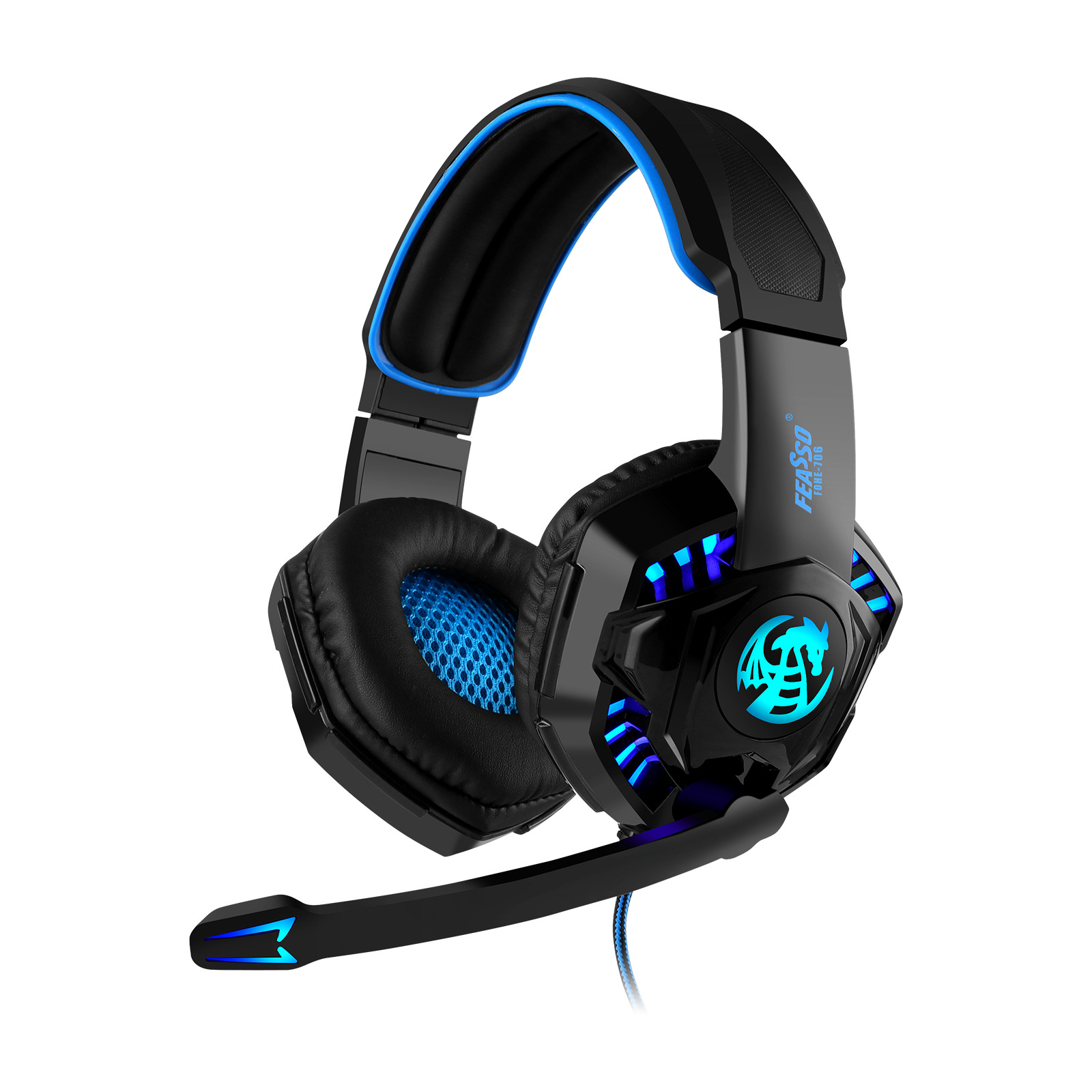 headset cross-border spot RGB game head-...