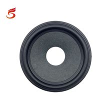 橡皮边墨绿色4寸纸盆音盆鼓纸喇叭扬声器配件