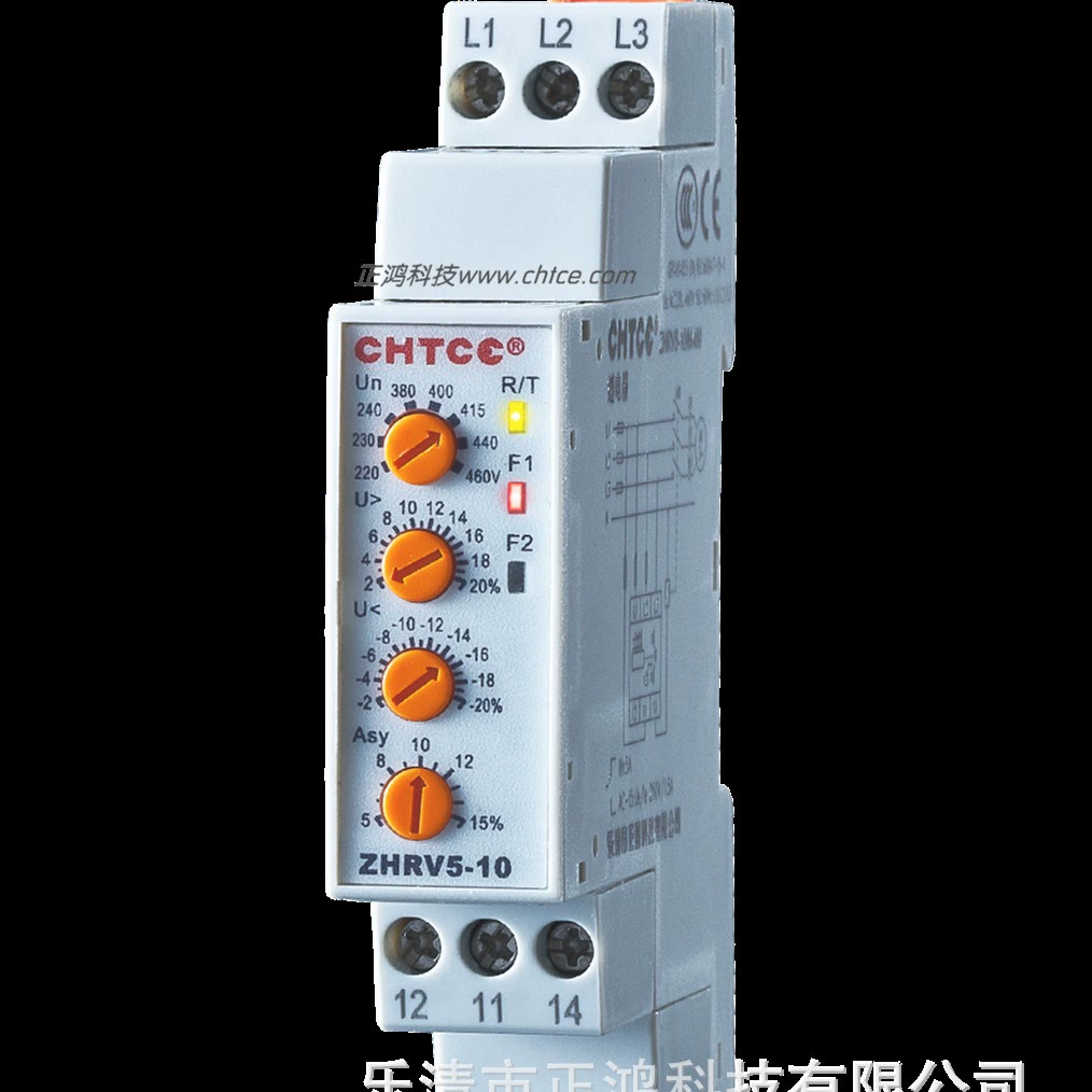 Zhenghong ZHRV5-10/M460, защита от дисбаланса от перенапряжения и пониженного напряжения, защита от последовательности фаз