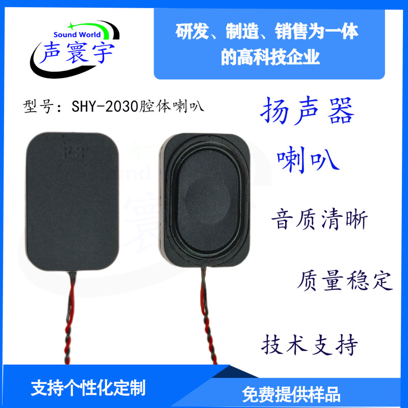 3020 cavity speaker intelligent voice broadcast fingerprint lock intelligent helmet doorbell 2030 sound cavity speaker