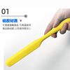 Silicone scraper Food -grade long strips all -in -one cream scratch shovel shovel house kitchen baking butter stir knife
