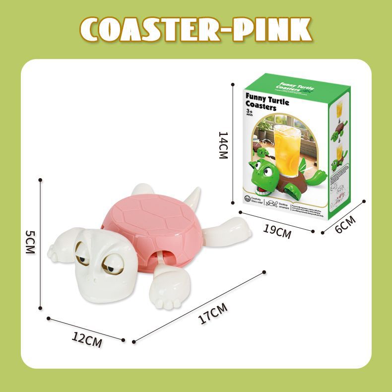 거북이 코스터 104g-핑크(영어 컬러박스)