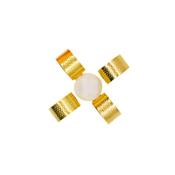 Thickened gold and silver sewing stitches hand seam needle top…