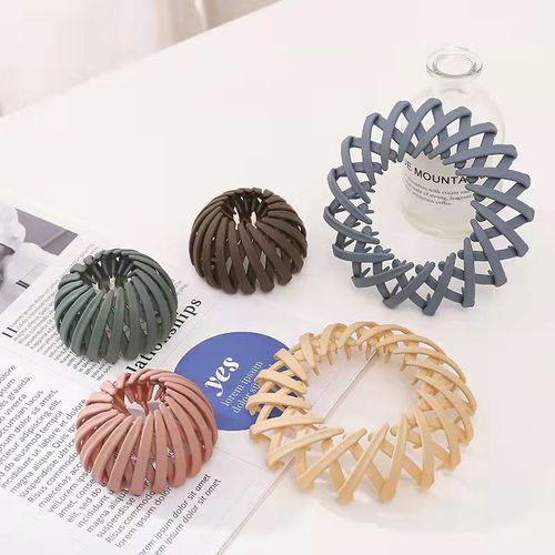 Cross-border hot selling bird's nest hair twist, bird's nest hair band, Korean hair accessories, ball head, high ponytail, lazy jewelry clip