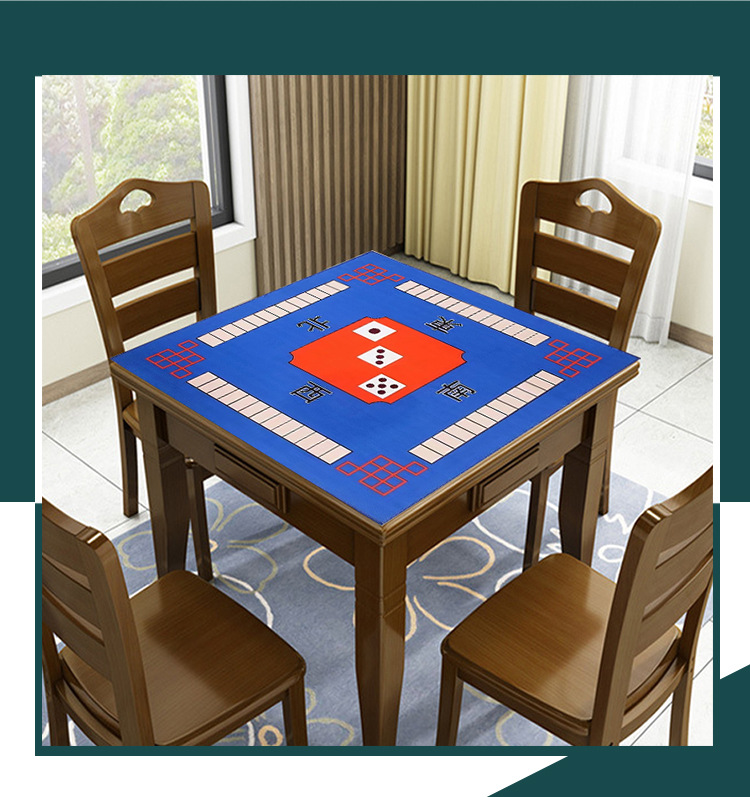 中式古典风桌垫,麻将桌垫,加厚消音布垫,棋牌桌垫