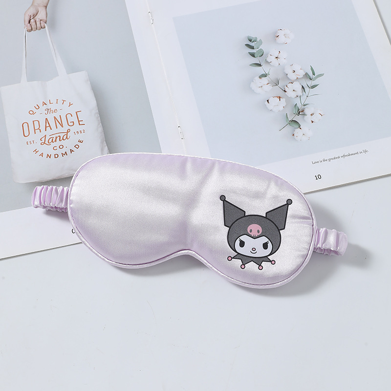 新しい両面模擬シルク遮光睡眠アイマスク女性用かわいい漫画ストラップ子供用睡眠アイマスク在庫あり|undefined