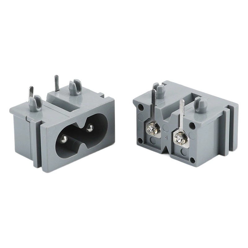 Для оптовой продажи, розетка переменного тока AC-019 маленькая розетка с восемью словами 12X22 мм Розетка с восемью словами, две ножки, два отверстия